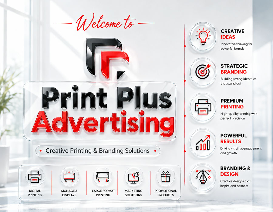 Print Plus Advertising printing and branding services in Dubai