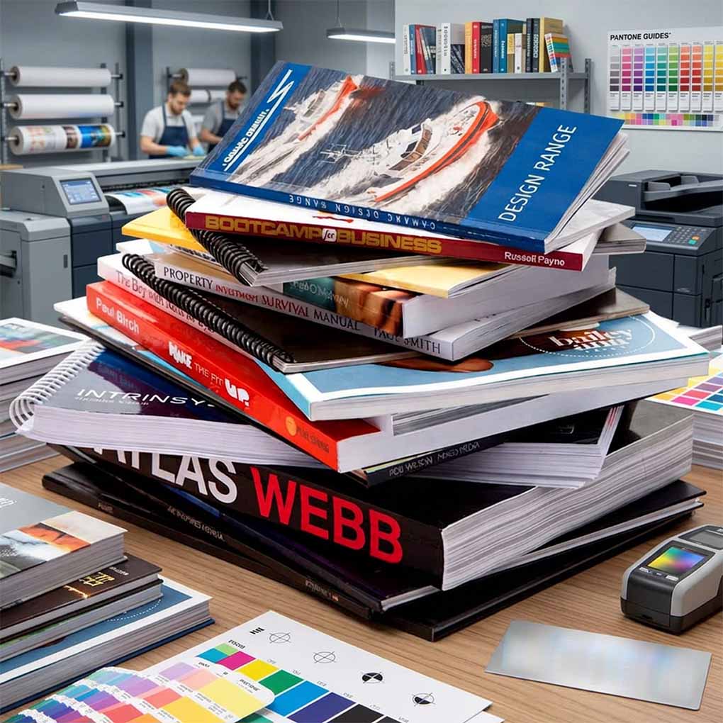 Digital book printing services in Dubai for custom books manuals catalogs and spiral bound publications