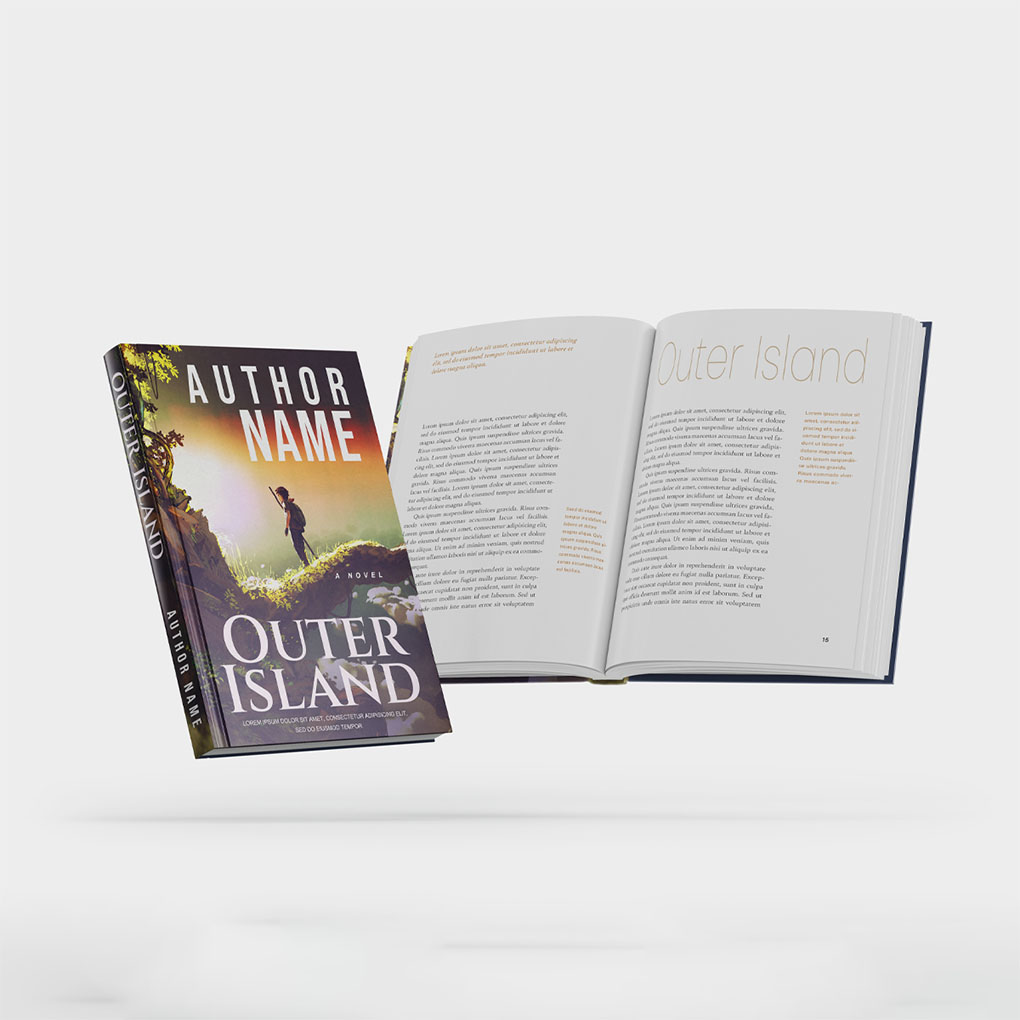 Novel book printing and binding in Dubai with custom cover design and professionally printed pages