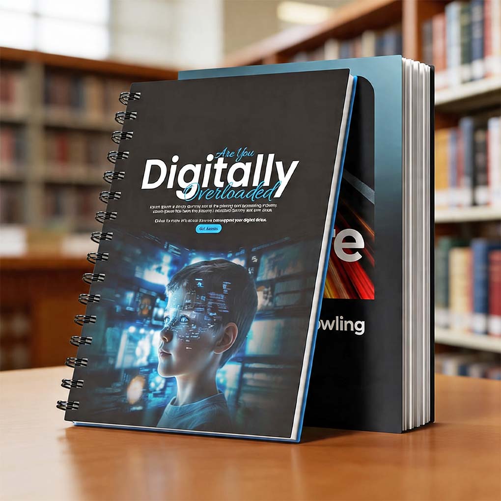 Custom spiral bound book printing in Dubai with full color cover and professional finishing