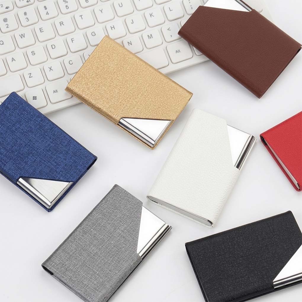 Custom business card holders in multiple colors and finishes in Dubai