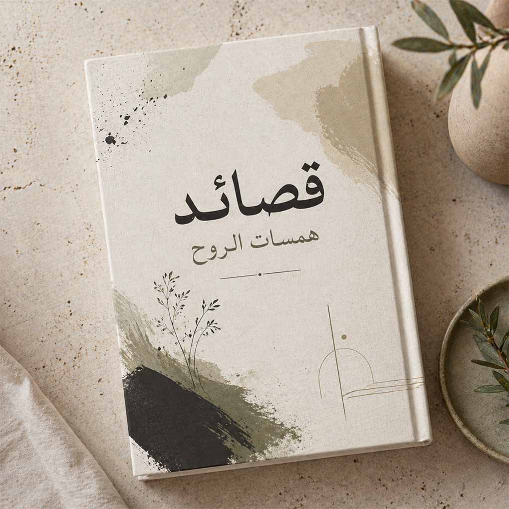 Arabic book printing in Dubai with premium custom hardcover binding and professional book finishing