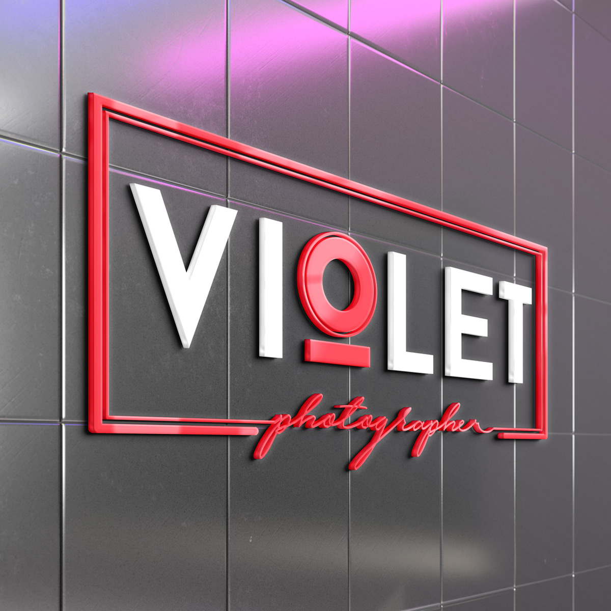 Custom LED logo signage in Dubai with illuminated 3D letters for commercial business branding