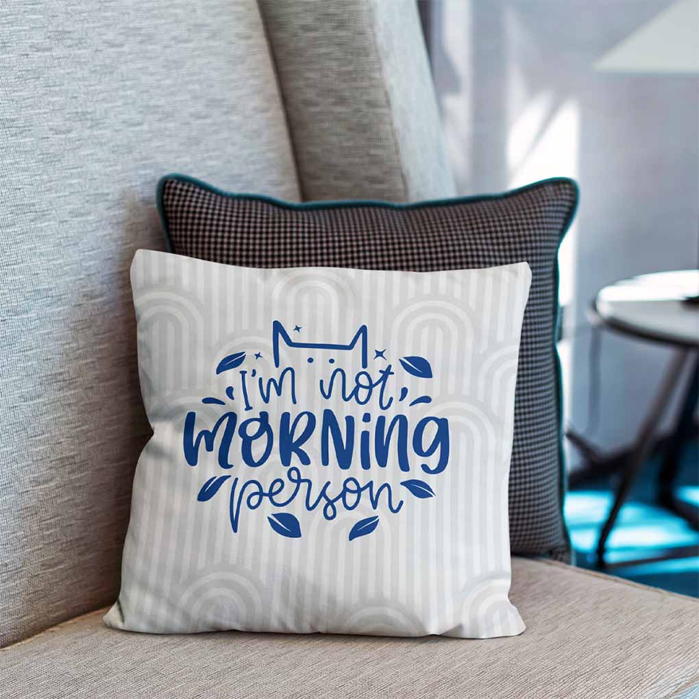 Personalized cushion printing with custom quote design for home decor and gifts in Dubai UAE