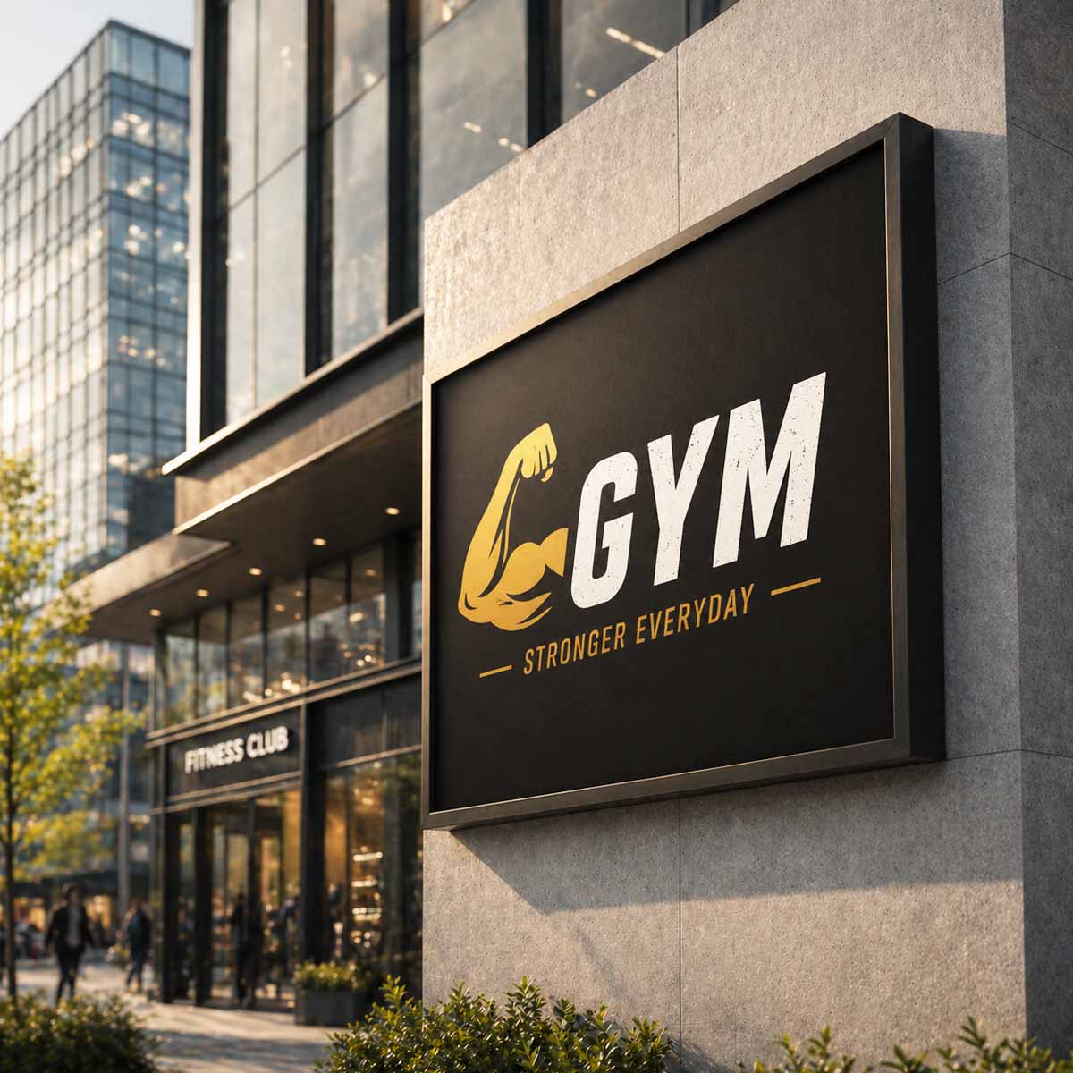 Outdoor flex signage for business branding and commercial advertising in Dubai